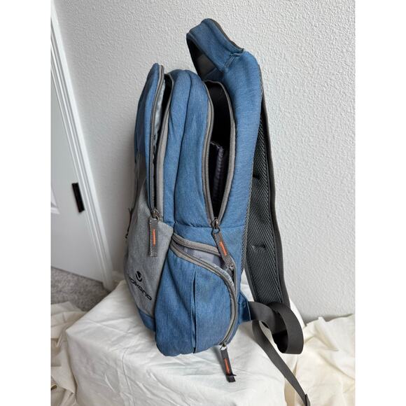 Volkano Breeze Backpack‎ With 15.6" Laptop Compartment, Blue/Gray - Picture 5 of 8